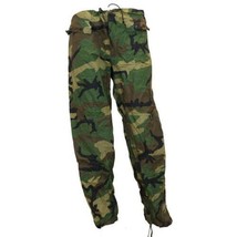 NWT Military BDU Woodland CAMOUFLAGE EXTRA SMALL Improved RAINSUIT PANTS... - £19.90 GBP