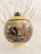 1980 Currier And Ives Hallmark ornament Grandparents 4&quot; - £15.65 GBP