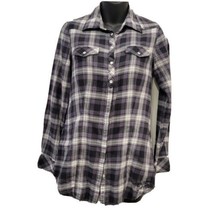 Harley Davidson Shirt Size XS Womens Plaid Button Front Harley Patch Lon... - £16.09 GBP