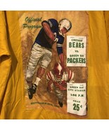 Chicago Bears Vs Green Bay Packers Official Program 2XL T-Shirt City Sta... - £10.06 GBP