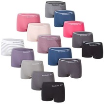 Reebok Ladies 5 Pack Seamless Boyshorts Size S/2XL Choose Color - $23.99