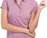 NWT Ladies GREYSON Valerian Mauve Short Sleeve Scarlet Polo Shirt - XL - $49.99