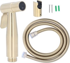 Deep Bathroom Toilet Hotel Bidet Sprayer, Bidet Sprayer (A Brushed Gold). - £33.21 GBP