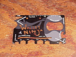 Wallet Ninja Metal Multi-Tool, used - $6.95