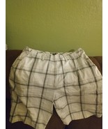  Quicksilver Edition Gray White Plaid Shorts Men&#39;s Size 38  - $24.61 CAD