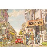 x2 Vintage Large Hotel Monteleone Postcards - New Orleans 7&quot; x 5.5&quot; - £13.68 GBP