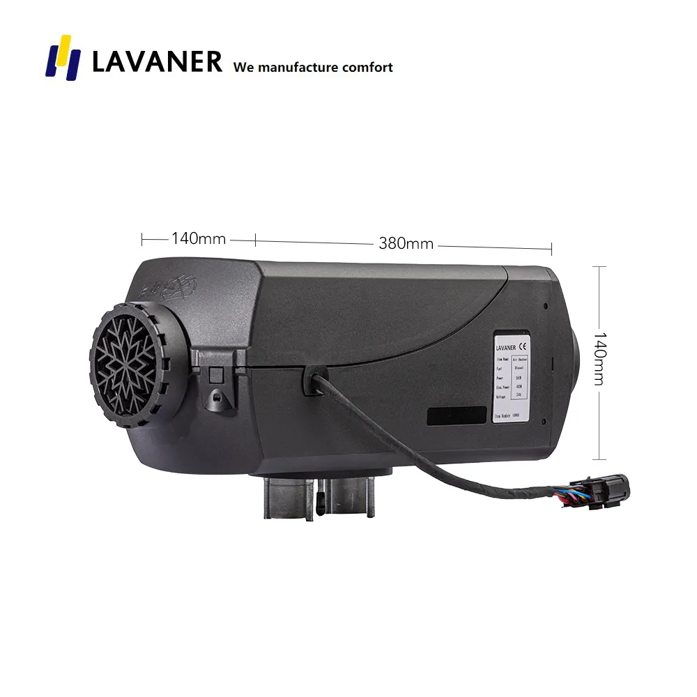 LAVANER Pro Water-Resistant Diesel 12V 5KW Air Parking Heater LCD Remote... - £340.54 GBP+