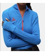 Nike ACG Go Outside Sortez embroidered logo teal Thermal 1/2 Zip  Women&#39;... - $37.78 CAD