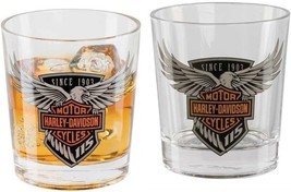 Harley-Davidson® 115th Anniversary Double Old Fashioned Set, 12 oz. - £38.77 GBP