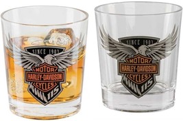 Harley-Davidson® 115th Anniversary Double Old Fashioned Set, 12 oz. - £38.84 GBP