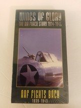 Wings of Glory Air Force Story AAF Fights Back 1939-1943 VHS Video Casse... - £7.98 GBP