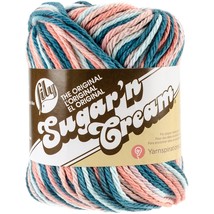 Lily Sugar n Cream Yarn - Ombres-Coral Seas (Pack of 6) - $69.73 CAD