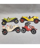 SextonMidwest USA x4B Vintage Die Cast Metal Cars Hanging Wall Art Gifts... - $808.38 MXN