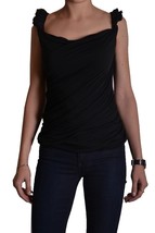 Dsquared  Women Top - M Black Designer Blouse Elegant Chic Fashion Versatile - $495.99 CAD