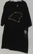 NFL Licensed Carolina Panthers Youth Extra Large Black Gold Tee Shirt - £16.02 GBP