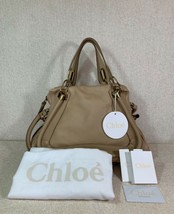 Authenticity Guarantee 
AUTHENTIC Chloe Medium Paraty Satchel in Biscotti Bei... - £1,006.88 GBP