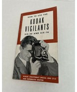 Cómo para Usar Los Kodak Vigilants Six-20 &amp; Six-16 Folleto Manual - £23.81 GBP