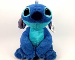 Disney Parks Stitch 14” Plush Floppy Ears Sitting Stuffed Animal Toy Sup... - £12.61 GBP