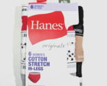 Hanes Originals Women&#39;s 6pk Original Hi-Cut Briefs Size 8 (XL) - $18.33