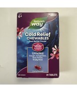 (1) Nature&#39;s Way, Umcka, ColdCare, Cherry, 20 Chewable Tablets, Exp. 12/25 - $355.49 MXN