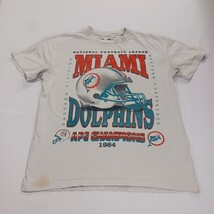 Vintage Miami Dolphins 1984 AFC Champions Graphic T-Shirt NFL Team Apparel Sz L image 8