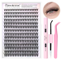 Lash Extension Kit DIY 280Pcs Individual Lash Clusters Kit 30D Natural 8... - $22.42