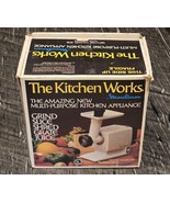 Moulinex The Kitchen Works Deluxe Model 308 Tested Has All Components An... - €42,73 EUR