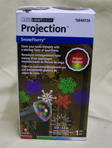 Gemmy Multicolor Snow Flurry Projection LED Lightshow #0849729 holiday light - £11.86 GBP