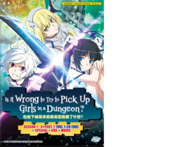 DanMachi: Is It Wrong To Try To Pick Up Girls In A Dungeon? Sea 1-4 +Part 2 DVD - £47.08 GBP