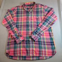 Polo Ralph Lauren XL Plaid Cotton Button Down Shirt Long Sleeve Multicolor - $49.28 CAD