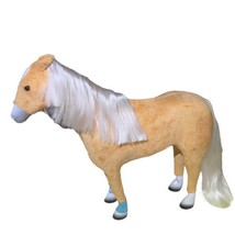 My Life As 20” Posable Horse Palomino Brown 20”x 18” No Bridle Just Horse Toy - $20.95