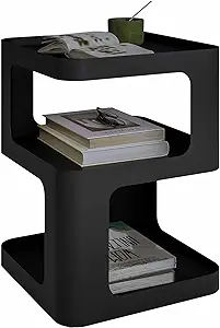 Side Table, Small End Table, Modern Nightstand, Accent Bedside Table, 3 ... - $233.99