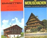 Emmetten &amp; Merlischachen Brochures Lake Lucerne Switzerland - $14.83