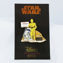 Disney Parks Visa Cardmember Star Wars C-3P0 and R2-D2 Disney Pin 116122 - $16.82