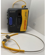 Sony Walkman FS393 Mega Bass Cassette Player w headphones Partially Work... - $23.36