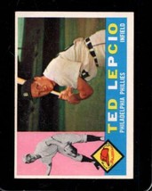 1960 Topps #97 Ted Lepcio Exmt Phillies *X103610 - £2.75 GBP