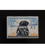 1959 $3 U.S.A. Migratory Bird Hunting Permit Stamp, Department of Interi... - $6.24