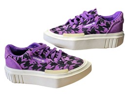 adidas Originals Hypersleek 2&quot; Platform Leather Sneakers Purple G54057 S... - $24.50