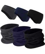 6 Pieces Fleece Ear Warmers Headband Winter Neck Gaiter - €16,38 EUR