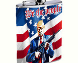 President Donald Trump 2024 L7 8oz Stainless Steel Flask Drinking Whiske... - $15.79