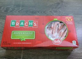 Brach's Red & White Mini PepperMint Candy Canes, 8.25oz. 55 ct. Christmas - £14.96 GBP