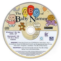 The Abc Of Baby Names (PC-CD-ROM, 2005) For Win/Mac - New Cd In Sleeve - £4.78 GBP