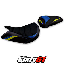 Suzuki GSXS 1000 2021 2022 2023 Seat Cover Tappezzeria Ultragrip Blue Yellow - £189.92 GBP