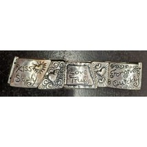 Silver Bracelet with romantic sayings around it Jewelry - £13.89 GBP