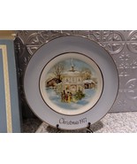 Carollers in the Snow Christmas 1977 Avon Plate by Enoch Wedgwood w/ Box - £14.15 GBP