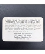 Henry D. Pennypacker Business Card Reading Pennsylvania - $14.95