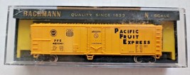 Bachmann 5462 N Scale Pacific Fruit Express 51&#39; Steel Reefer Car NIB U10... - £11.84 GBP