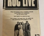 Roc Live Tv Guide Print Ad Charles S Dutton TPA15 - £4.74 GBP