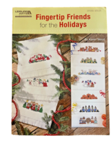 Pattern Counted Cross Stitch Leaflet Fingertip Friends Holidays Leisure Arts - £9.49 GBP