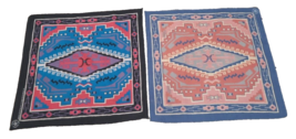 Vintage Wamcraft Bandana Handkerchief Southwest Aztec Tribal Lot of 2 - $20.48